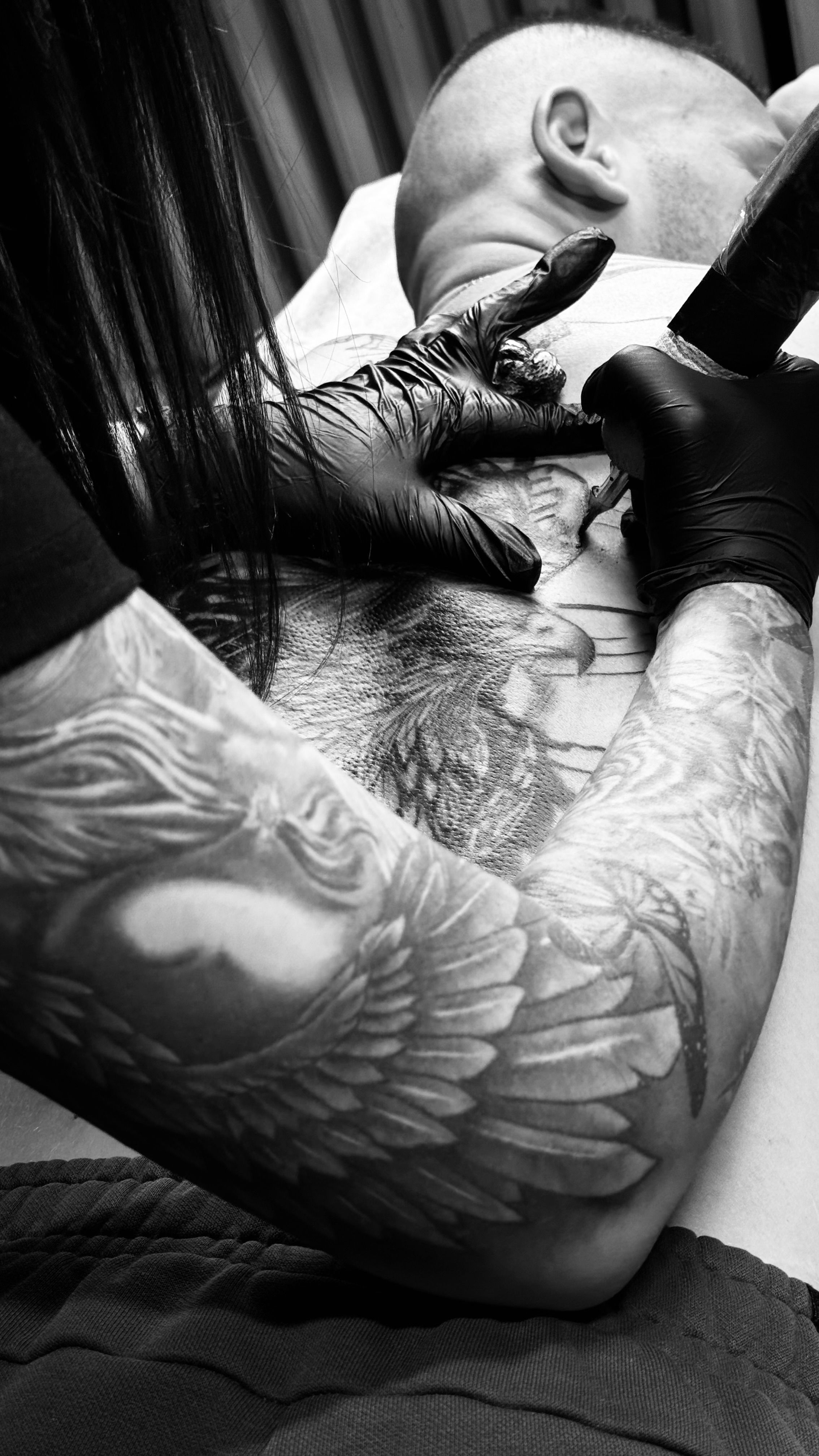 Tatuagem em região sensível do corpo